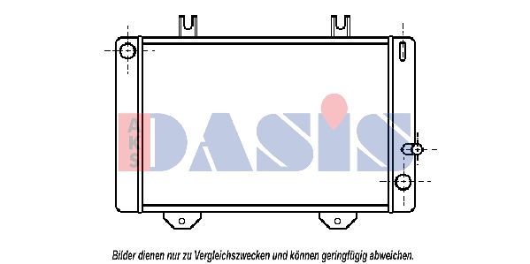 Kühler, Motorkühlung AKS DASIS 250110N