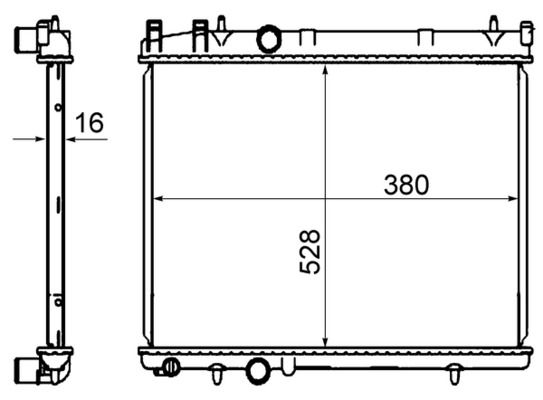 Kühler, Motorkühlung MAHLE CR850000S