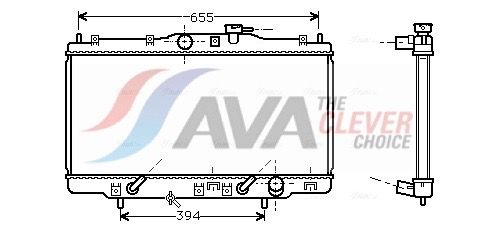 Kühler, Motorkühlung AVA QUALITY COOLING HDA2119