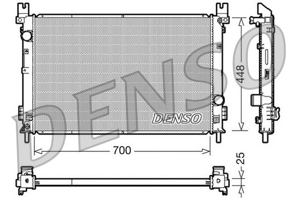 Kühler, Motorkühlung DENSO DRM06001
