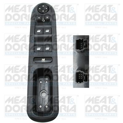 Schalter, Fensterheber MEAT & DORIA 26096