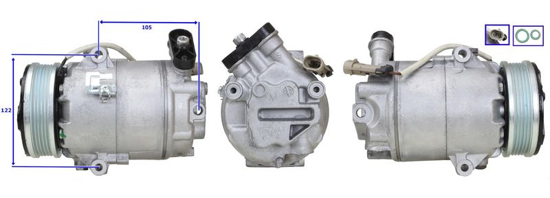 Kompressor, Klimaanlage ELSTOCK 51-0418