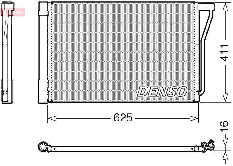 Klimakondensator Klimakühler Denso DCN05022
