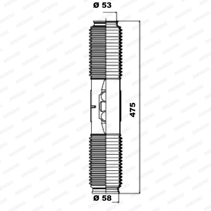 Faltenbalgsatz, Lenkung MOOG K150079