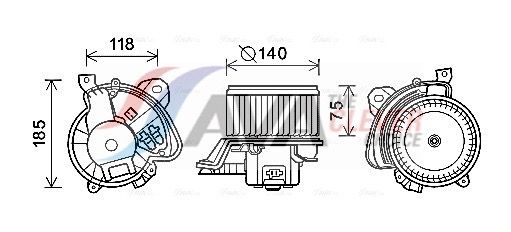 Innenraumgebläse AVA QUALITY COOLING AL8135