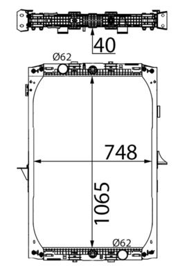 Kühler, Motorkühlung MAHLE CR2796000S
