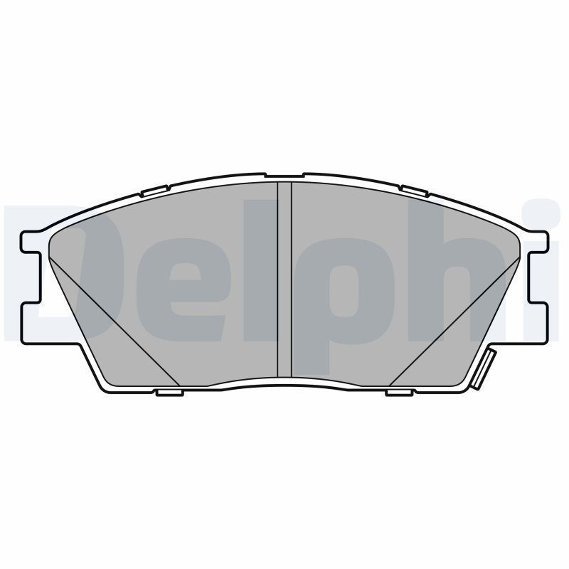Bremsbelagsatz, Scheibenbremse DELPHI LP3645