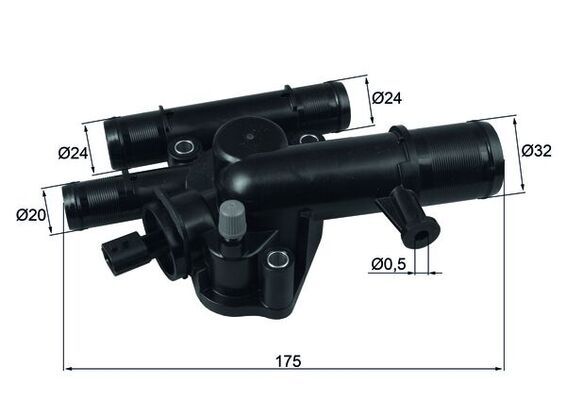 Thermostat, Kühlmittel MAHLE TI24389