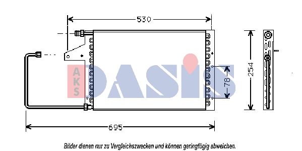 Kondensator, Klimaanlage AKS DASIS 062010N