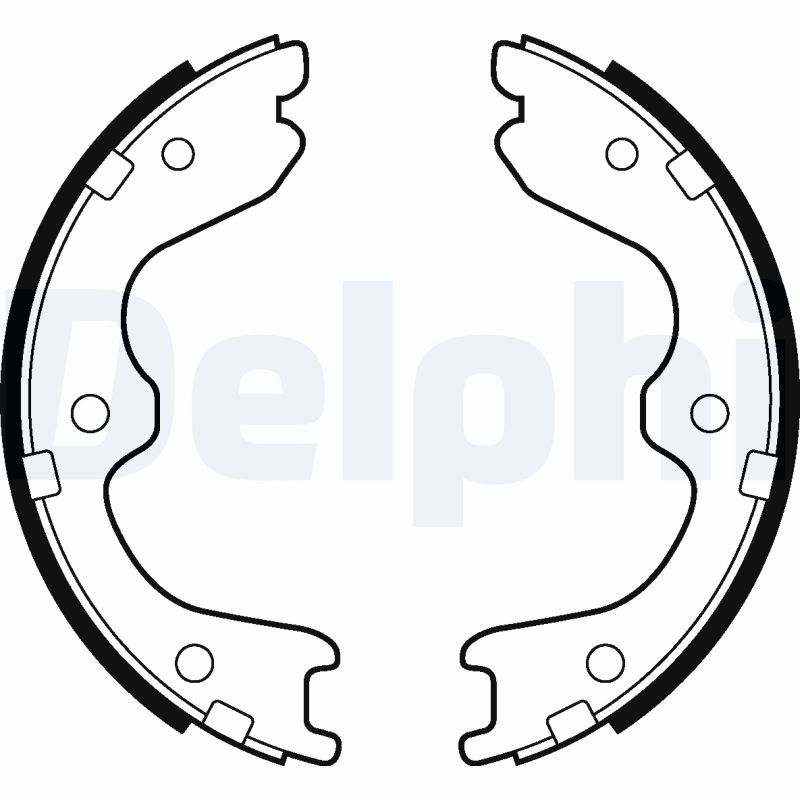 Bremsbackensatz DELPHI LS2029