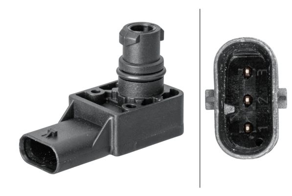 Sensor, Ladedruck HELLA 6PP358152-111