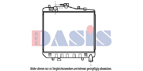 Kühler, Motorkühlung AKS DASIS 510013N