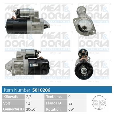Starter MEAT & DORIA 5010206