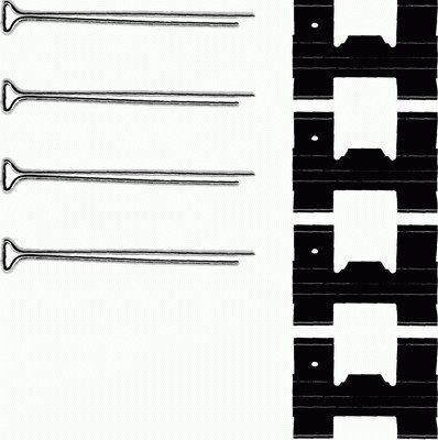 Zubehörsatz Scheibenbremsbelag HELLA 8DZ 355 206-511