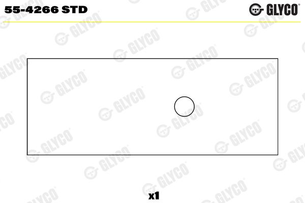 Lagerbuchse, Pleuel GLYCO 55-4266STD
