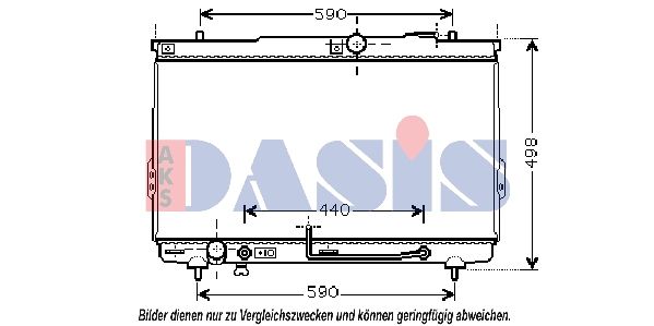 Kühler, Motorkühlung AKS DASIS 510036N