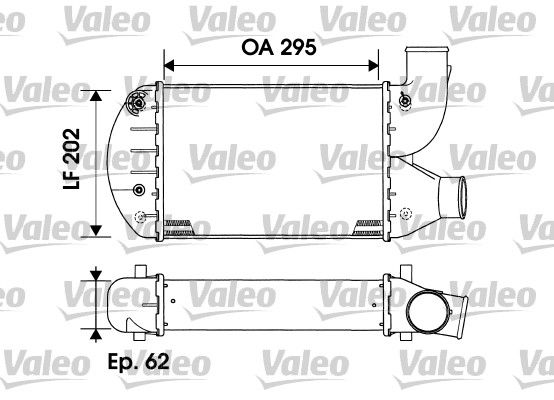Ladeluftkühler VALEO 817883