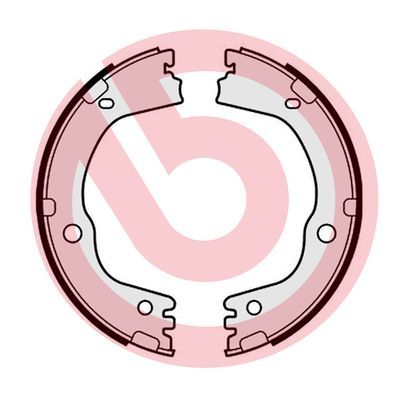 Bremsbackensatz, Feststellbremse BREMBO S 30 543