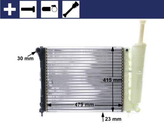 Kühler, Motorkühlung MAHLE CR1859000S