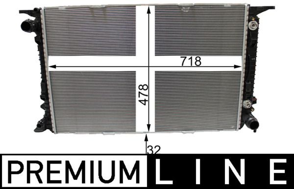 Kühler, Motorkühlung MAHLE CR2178000P