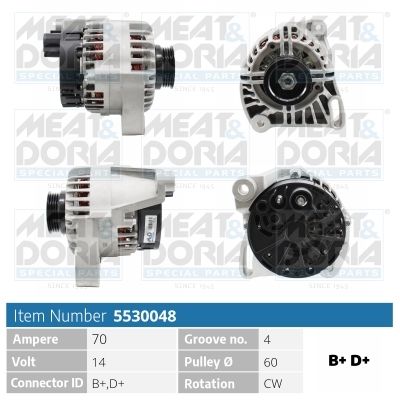 Generator MEAT & DORIA 5530048