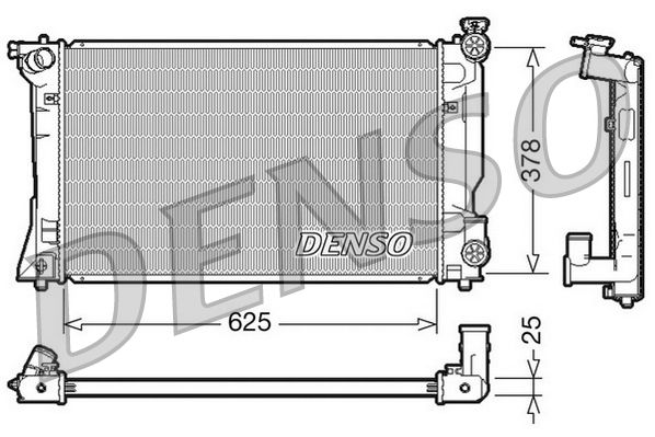 Kühler, Motorkühlung DENSO DRM50035