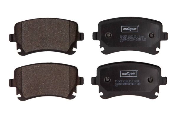 Bremsbelagsatz, Scheibenbremse MAXGEAR 19-0497