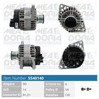 Generator MEAT & DORIA 5540140