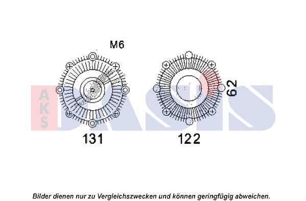 Kupplung, Kühlerlüfter AKS DASIS 218079N