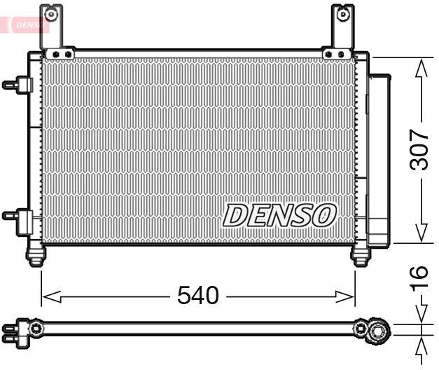 Kondensator, Klimaanlage DENSO DCN15004