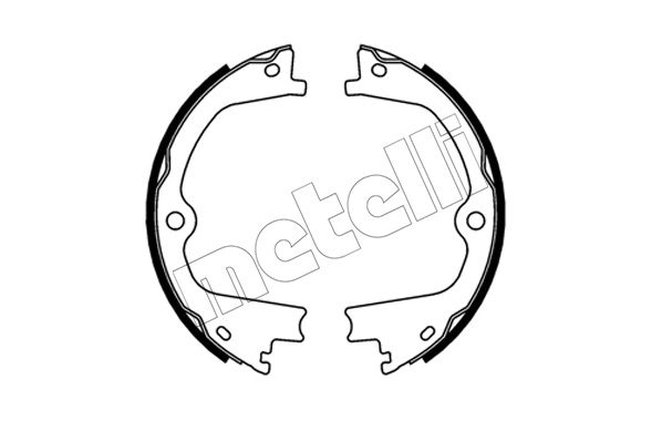 Bremsbackensatz, Feststellbremse METELLI 53-0758