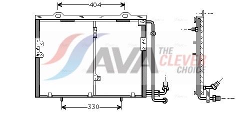 Kondensator, Klimaanlage AVA QUALITY COOLING MS5207