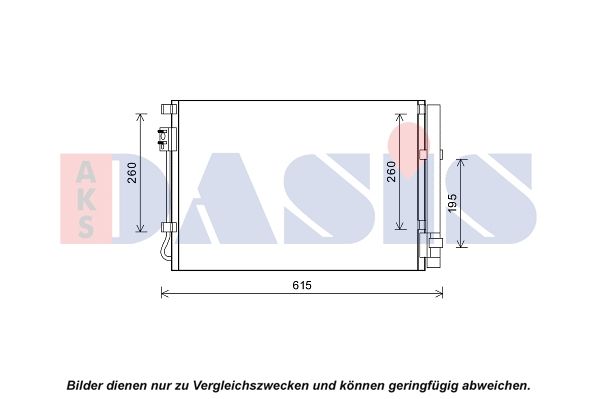 Kondensator, Klimaanlage AKS DASIS 512084N