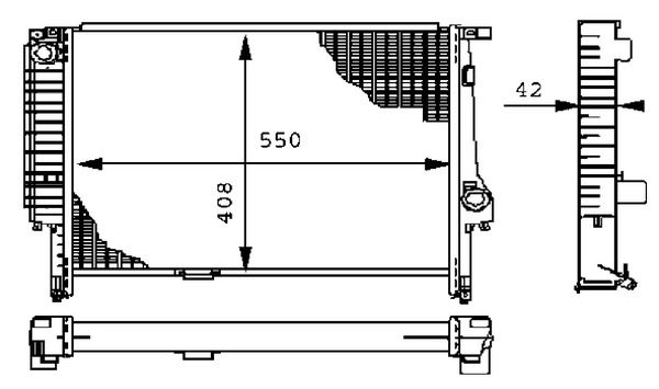 Kühler, Motorkühlung MAHLE CR277000S