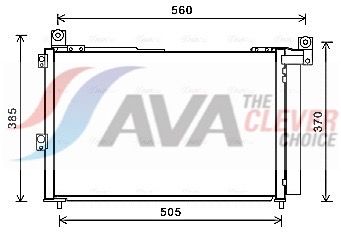 Kondensator, Klimaanlage AVA QUALITY COOLING FDA5486D