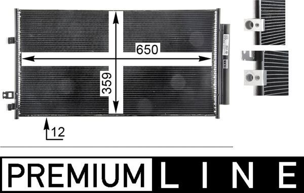 Kondensator, Klimaanlage MAHLE AC33000P