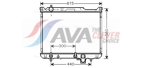 Kühler, Motorkühlung AVA QUALITY COOLING SZ2097