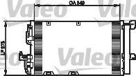 Kondensator, Klimaanlage VALEO 818047