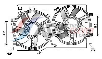 Lüfter, Motorkühlung AVA QUALITY COOLING AL7521