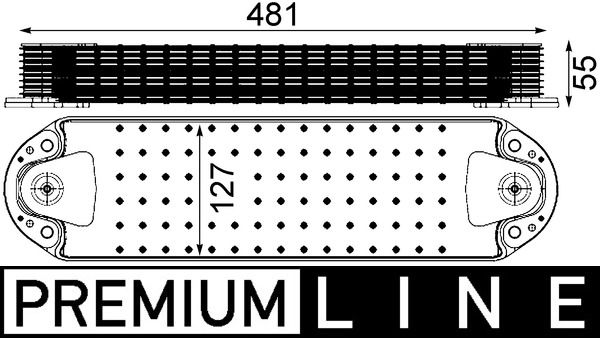Ölkühler, Motoröl MAHLE CLC213000P