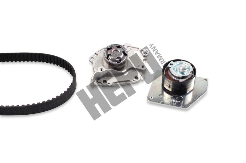 Wasserpumpe + Zahnriemensatz HEPU pk09660