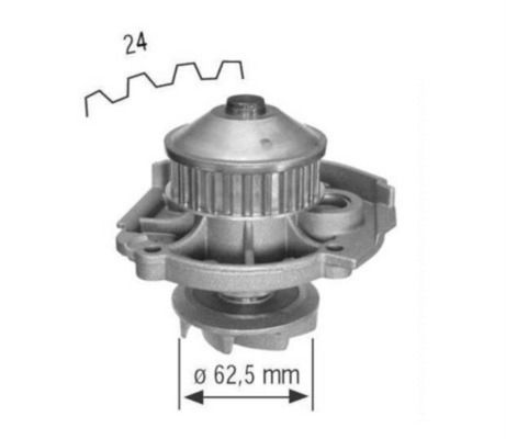 Wasserpumpe, Motorkühlung MAHLE CP33000S