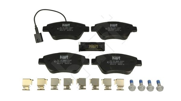 Bremsbelagsatz, Scheibenbremse HART 256 228