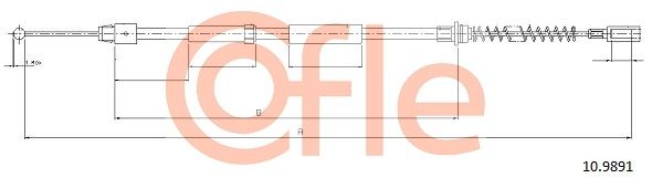 Seilzug, Feststellbremse COFLE 10.9891