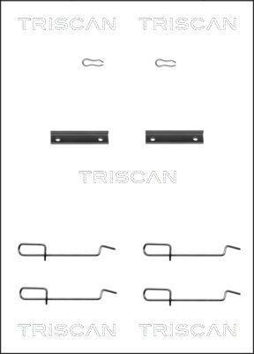 Zubehörsatz Scheibenbremsbelag TRISCAN 8105 101592