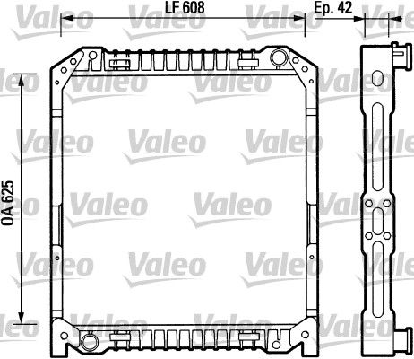 Kühler, Motorkühlung VALEO 730379