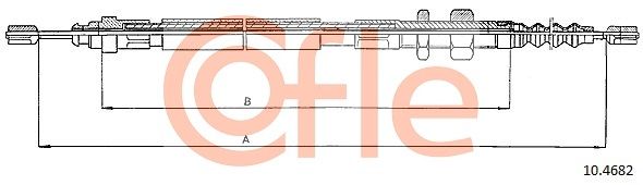 Seilzug, Feststellbremse COFLE 10.4682