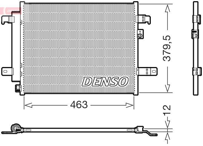 Kondensator, Klimaanlage DENSO DCN44020