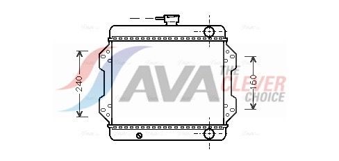 Kühler, Motorkühlung AVA QUALITY COOLING SZ2003