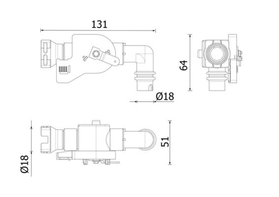 Kühlmittelregelventil MAHLE CV27000P